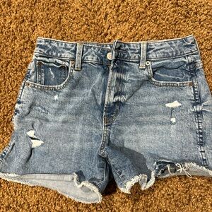 Gap denim jeans shorts size 16 high rise short
